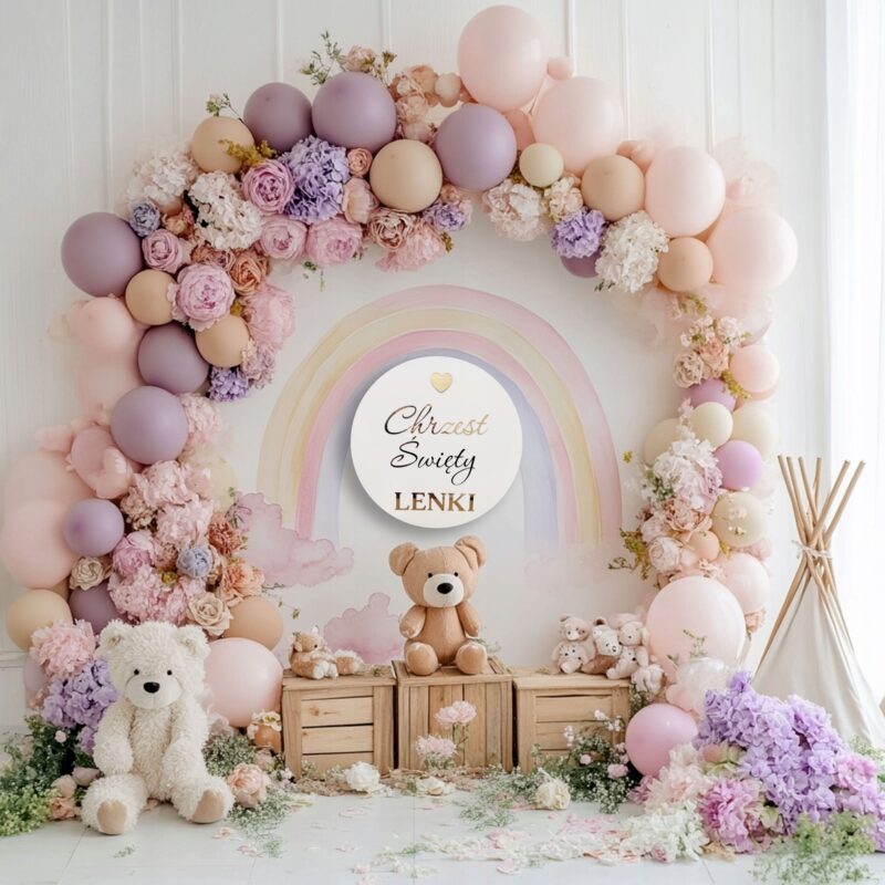 Tablica dekoracyjna z okazji Chrztu Świętego