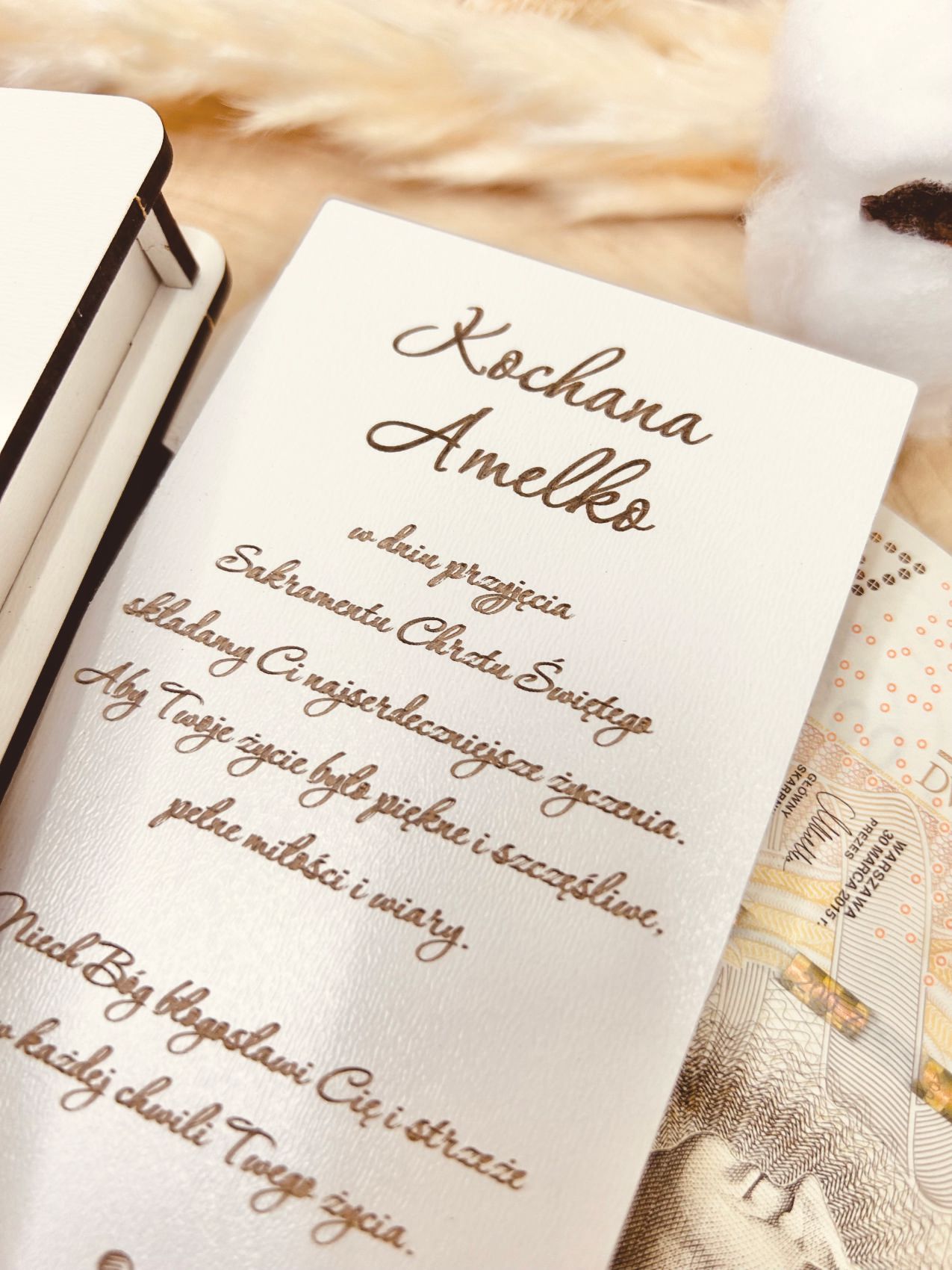 Pudełko na pieniądze z wózeczkiem