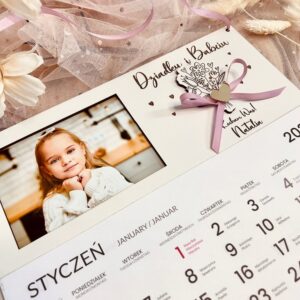 PREZENT NA DZIEŃ BABCI I DZIADKA KALENDARZ GRAWER IMIONA BABCIA DZIADEK