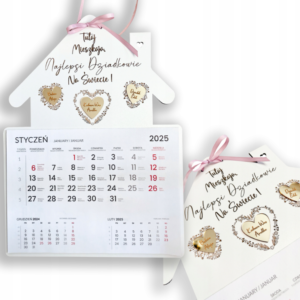 PREZENT NA DZIEŃ BABCI I DZIADKA KALENDARZ GRAWER IMIONA BABCIA DZIADEK