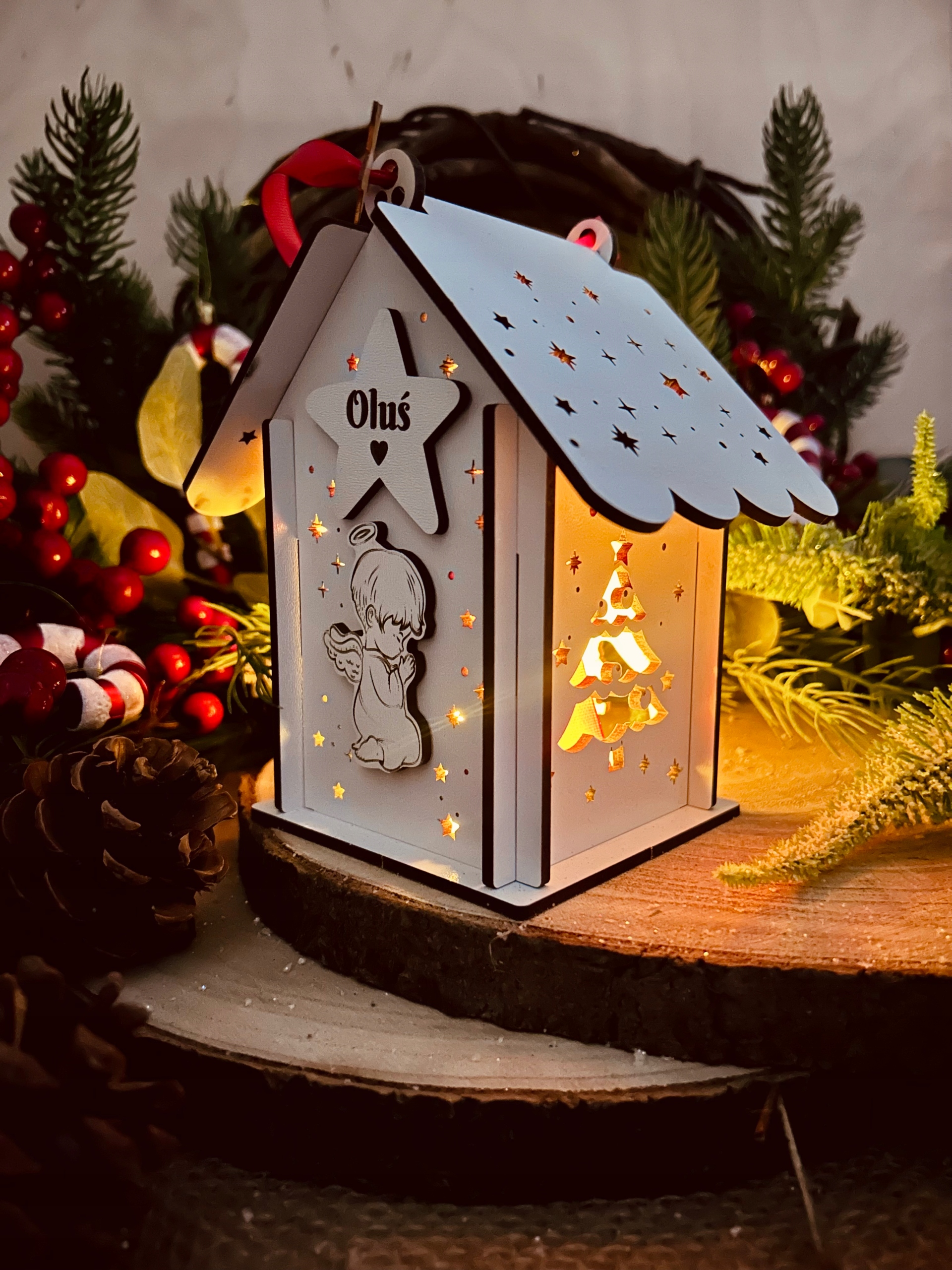 Lampion na roraty z gwiazdką i imieniem