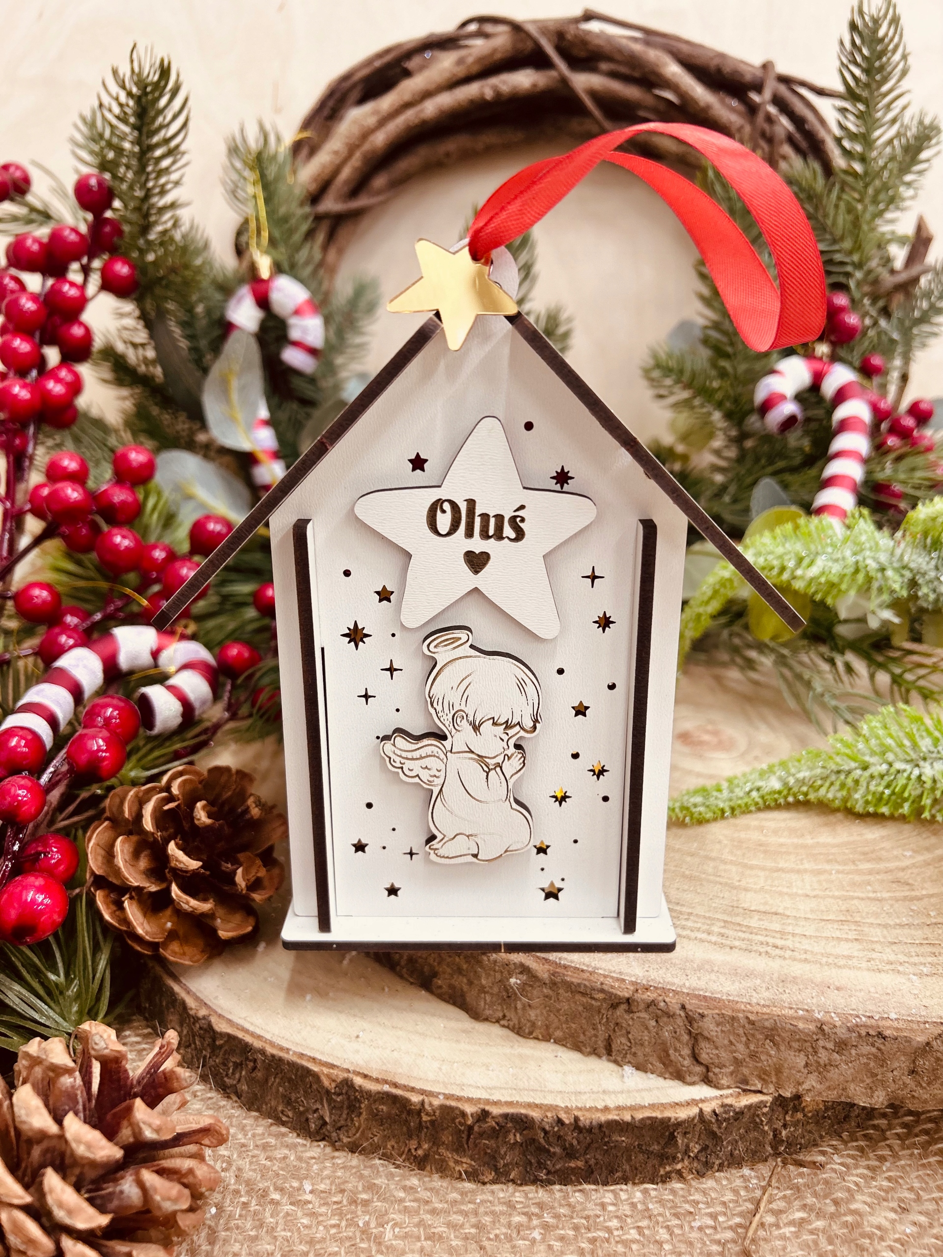 Lampion na roraty z gwiazdką i imieniem