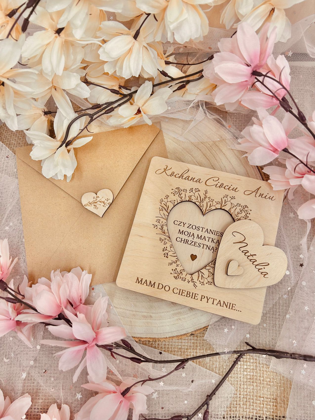 Prośba o bycie chrzestnym z sercem.