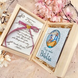Pamiatka-Chrztu-Swietego-z-imieniem-Prezent-na-Chrzest-Swiety-Biblia-Marka-inny (1) Pamiątka Chrztu Świętego z imieniem Prezent na Chrzest Święty Biblia