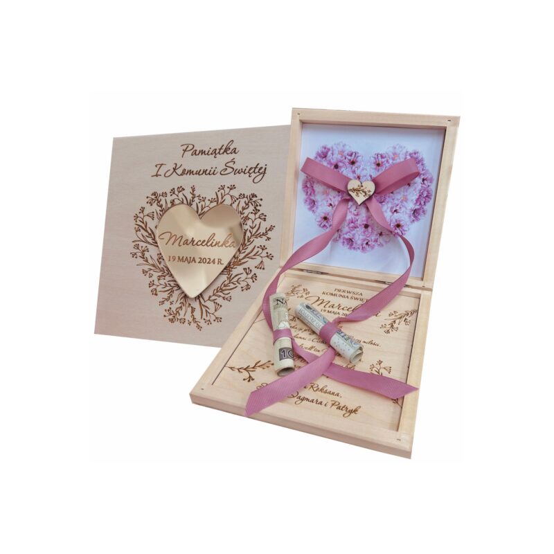 Pamiątka Pierwszej Komunii Świetej dla dziewczynki.