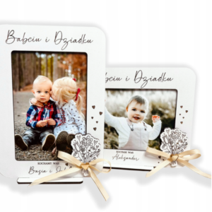 Ramka na zdjęcie z personalizacją z okazji Dnia Babci i Dziadka