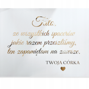 TABLICA POWITALNA ŚLUB WESELE 55X75 BIAŁA ZŁOTE LUSTRO DEKORACJA ŚLUBNA XL