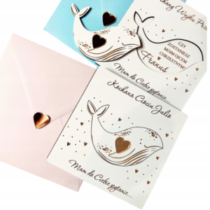 ZAPROSZENIE PROŚBA O BYCIE CHRZESTNĄ / CHRZESTNYM PYTANIE BIAŁY + KOPERTA