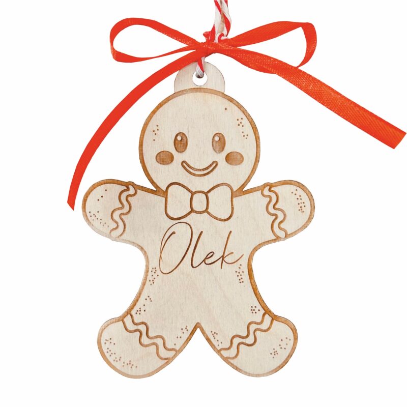 Bombka w kształcie ciastka z piernika