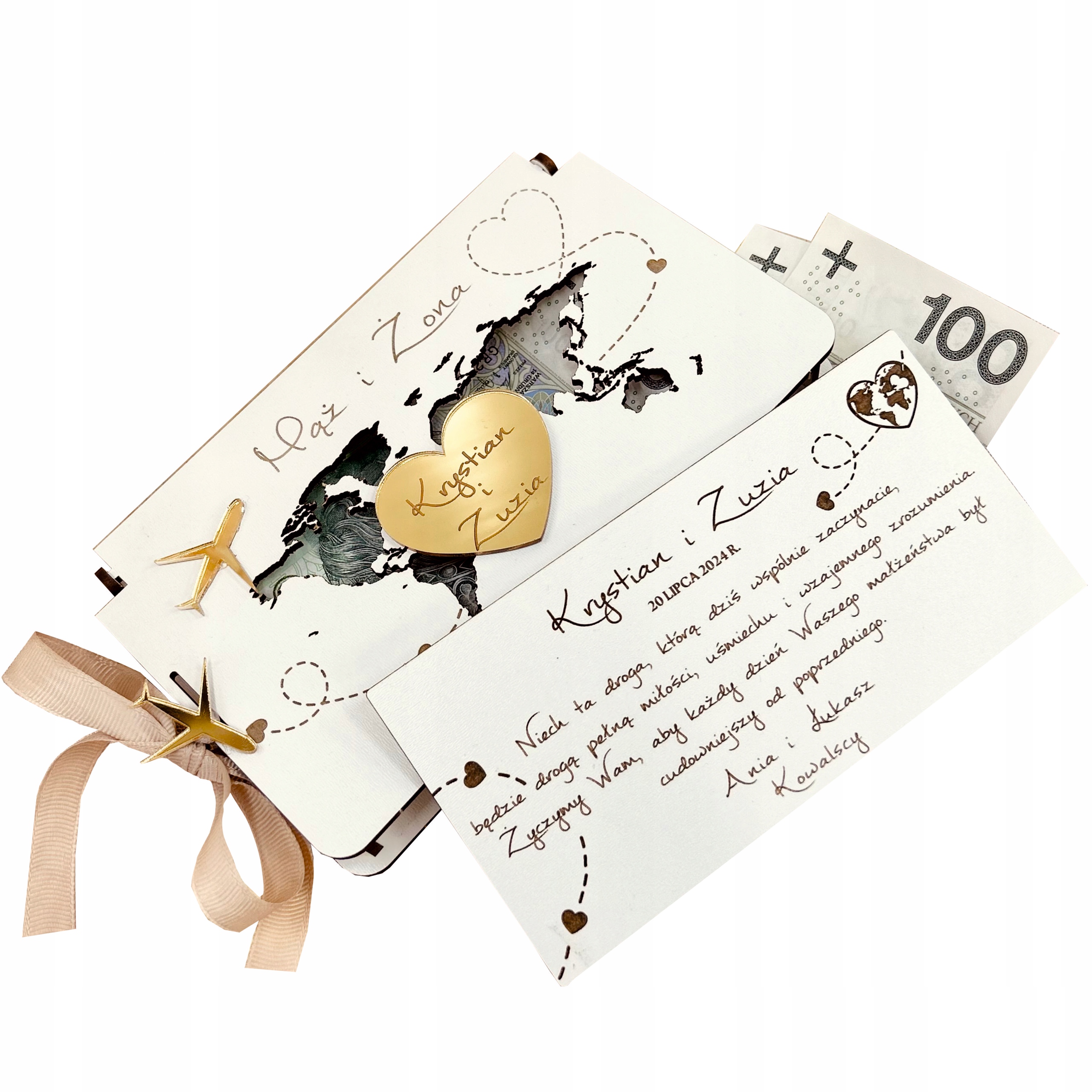 PUDEŁKO NA PIENIĄDZE ŚLUB PREZENT