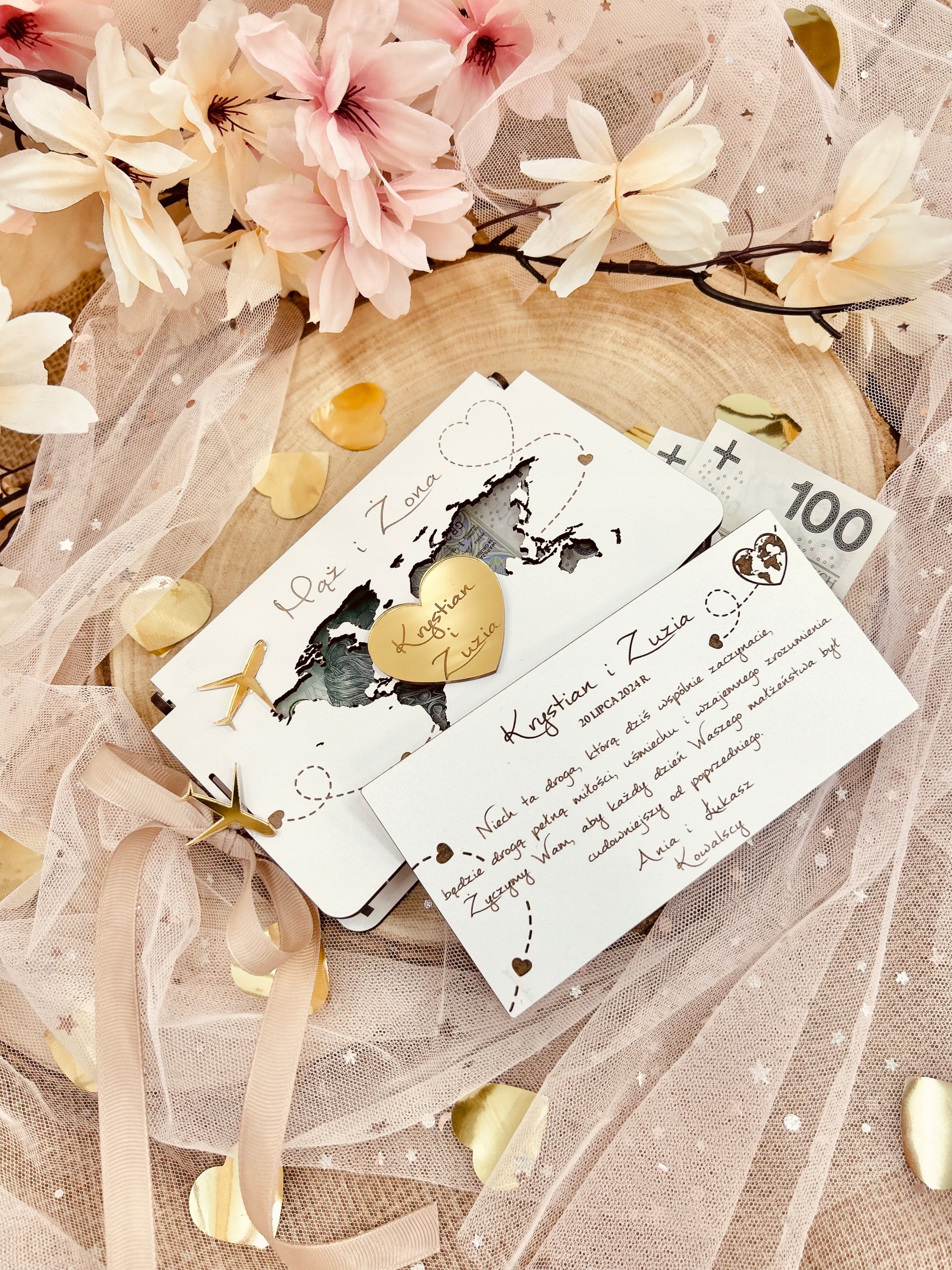 PUDEŁKO NA PIENIĄDZE ŚLUB PREZENT