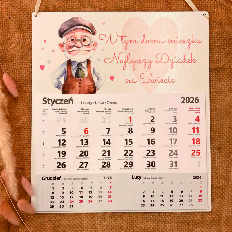 W tym domu mieszka najlepszy dziadek na świecie