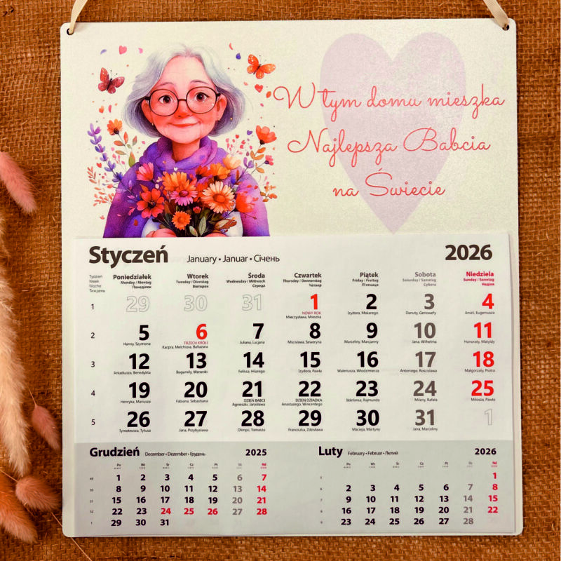 W tym domu mieszka najlepsza babcia na świecie