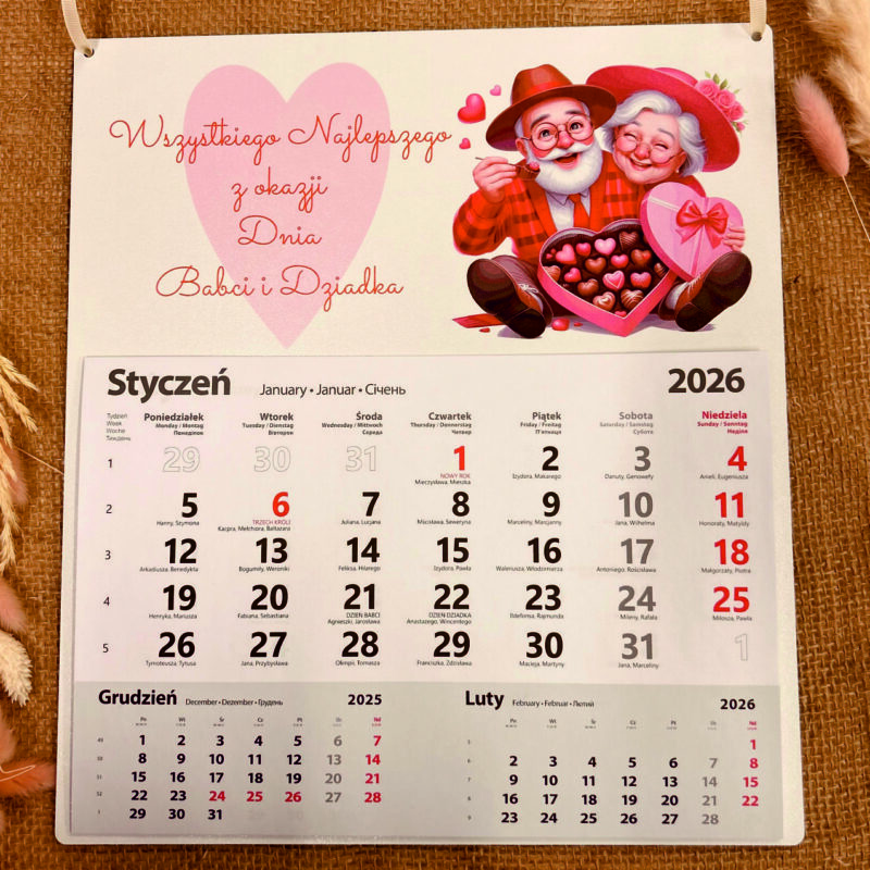 KKB-6-1 Babcia i dziadek z czekoladkami