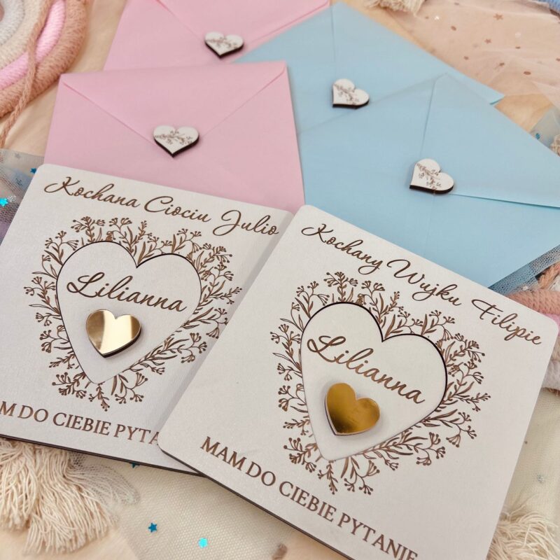 PBC-4-1 Prośby o bycie chrzestnym z sercem.