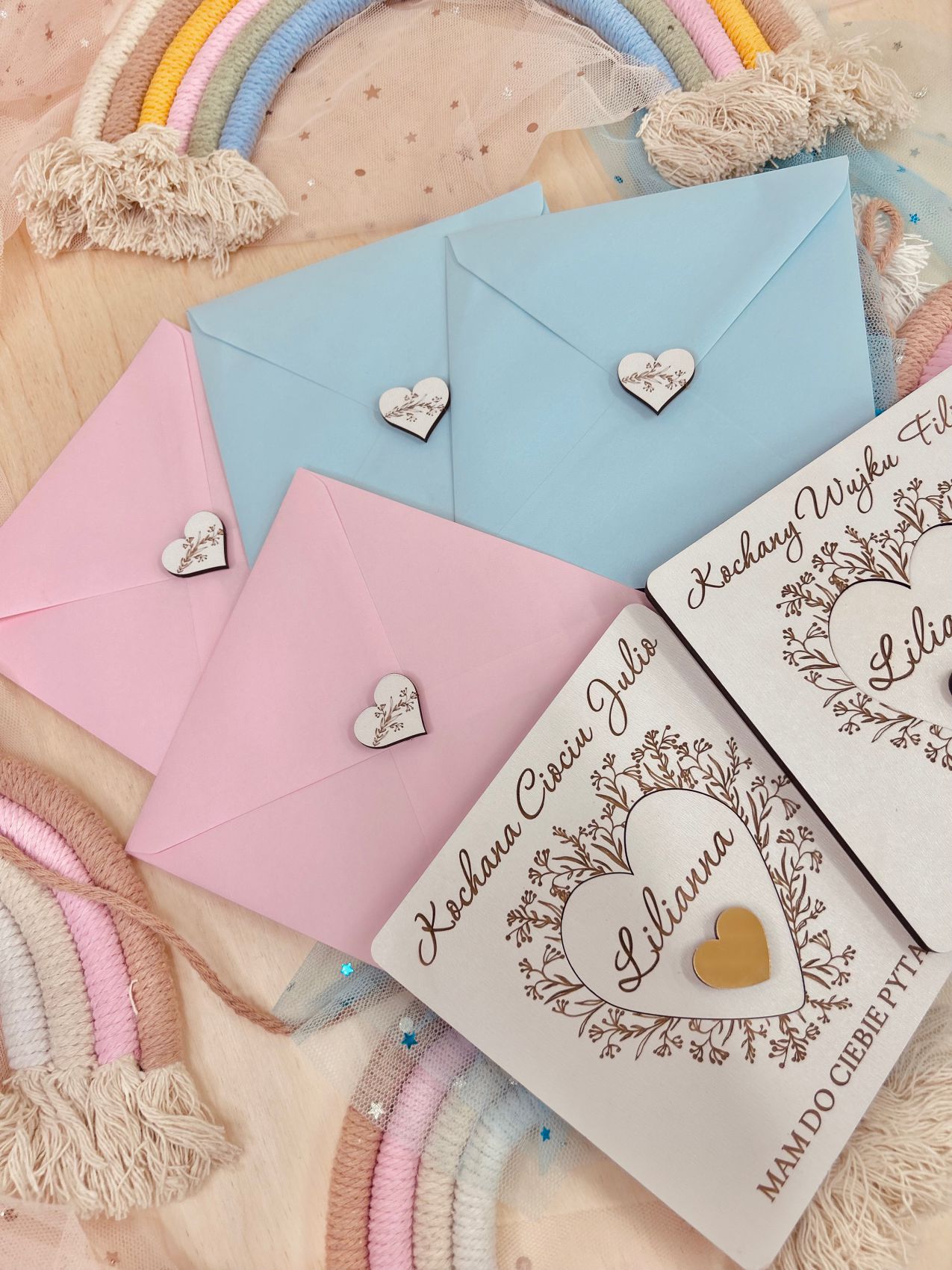 Prośby o bycie chrzestnym z sercem.