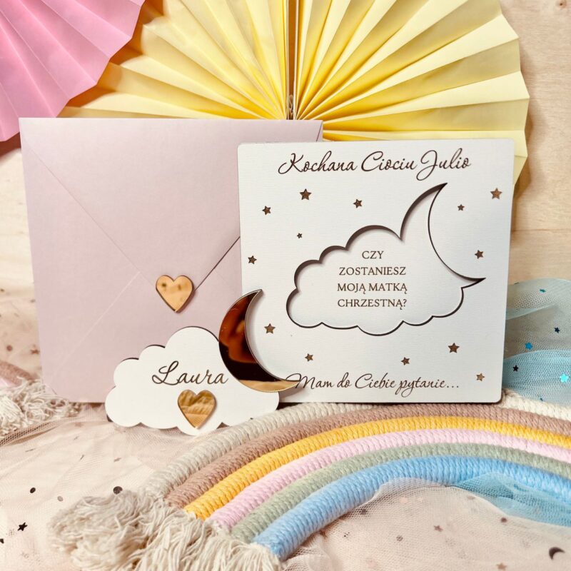 PBC-6-1 Prośba o bycie Chrzestnym z chmurką.