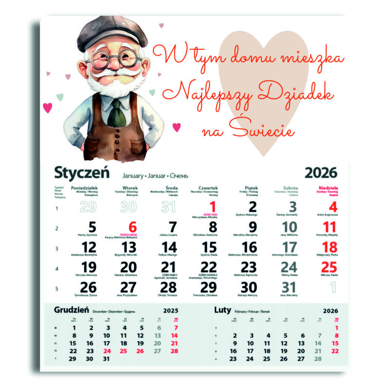 Tu mieszka najlepszy dziadek na świecie