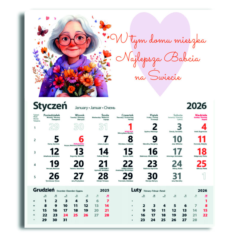 W tym domu mieszka najlepsza babcia na świecie