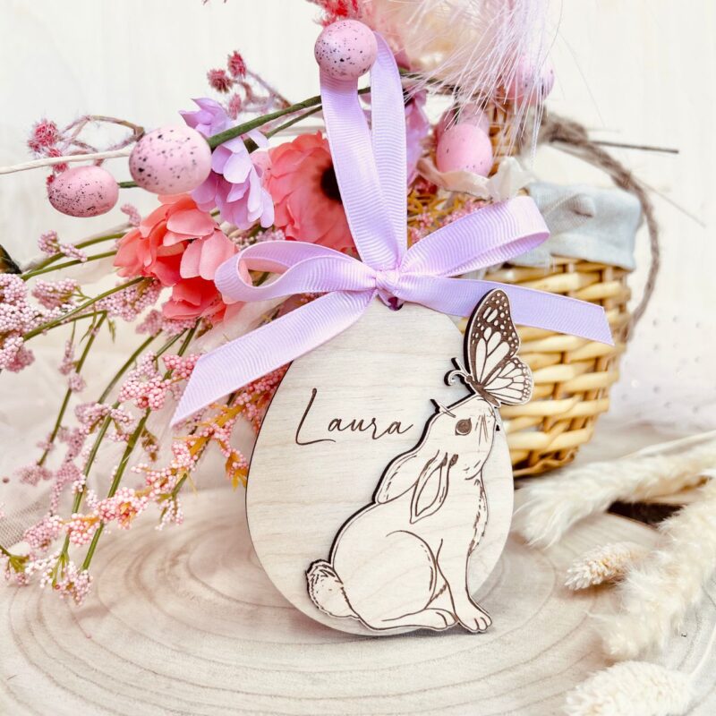 Zawieszka wielkanocna z króliczkiem