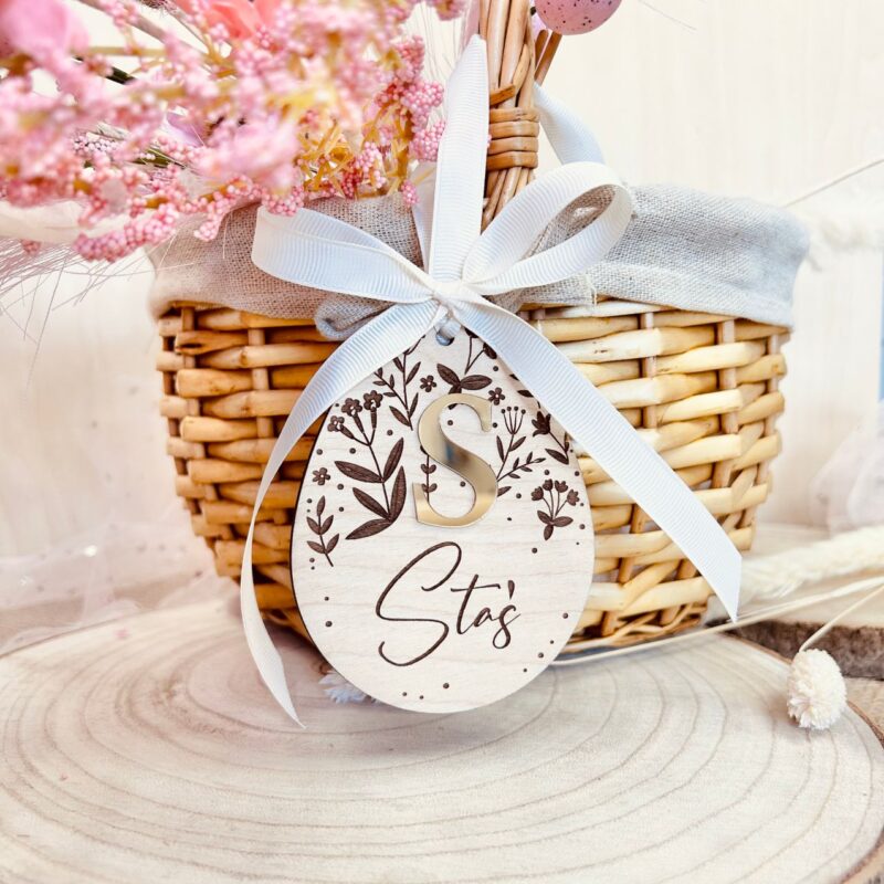 Zawieszka z złotą literką