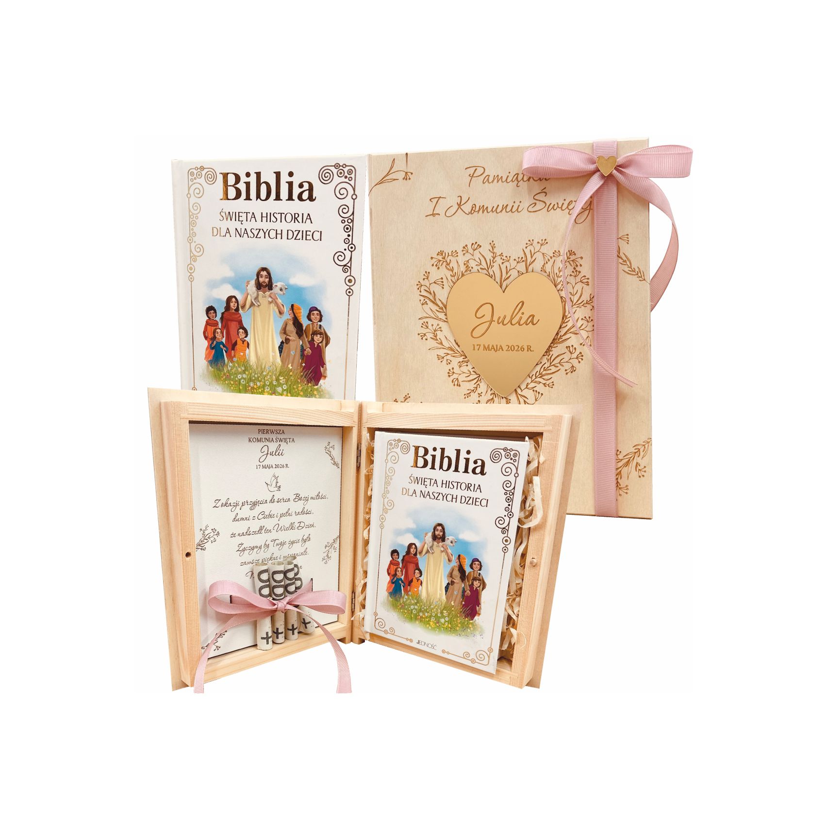 BIBLIA PAMIĄTKA PIERWSZEJ KOMUNII ŚWIĘTEJ
